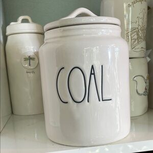 Rae Dunn Coal Storage Jar